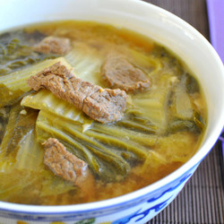 Cabbage Soybean Paste Soup (baechu Doenjang Guk)