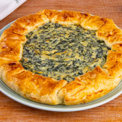 Easy Ricotta And Spinach Savory Puff Pastry Pie