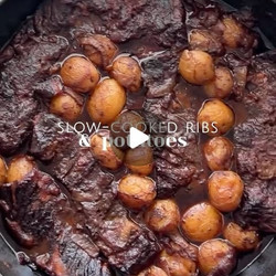 Slow-cooked Ribs With Baby Potatoes