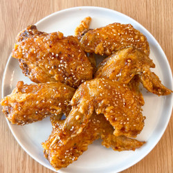 Crispiest Hot Honey Butter Wings