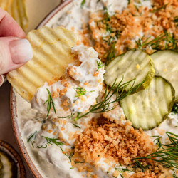Easy Fried Pickle Dip (dairy-free Option)