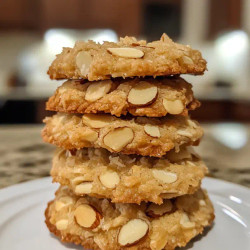 Crispy Coconut Almond Cookies