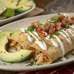 Chicken Avocado Ranch Burritos