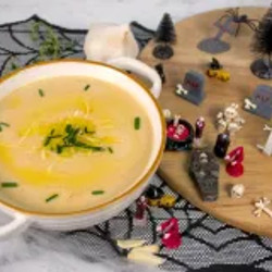 Anti-vampire Soup (roasted Cream Of Garlic)