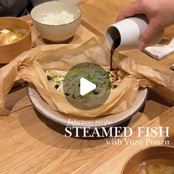Steamed Fish The Japanese Way With Yuzu Ponzu Dressing