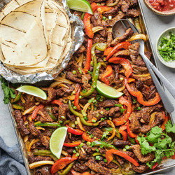 Sheet-pan Steak Fajitas