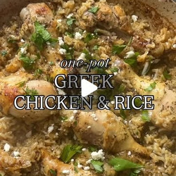 One-pot Greek Chicken &amp; Rice