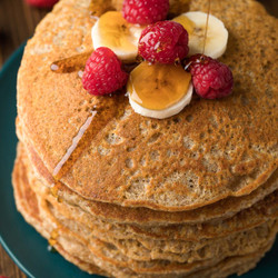 Whole Wheat Oatmeal Pancakes
