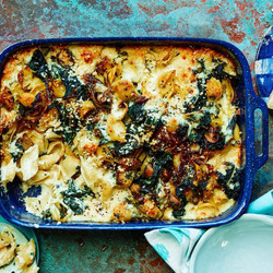Silvia Colloca's Mushroom And Silverbeet Pasta Bake