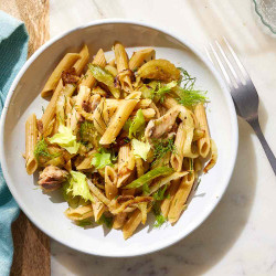 Caramelized Fennel, Celery, And Sardine Pasta
