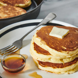 Cast Iron Buttermilk Pancakes