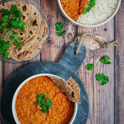 Dahl De Lentilles Corail Et Lait Coco