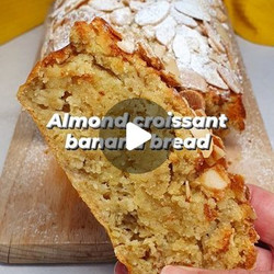 Almond Croissant Banana Bread