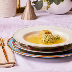 Fluffy ’n Colorful Chicken-vegetable Kneidlach