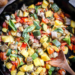 Easy Skillet Ratatouille
