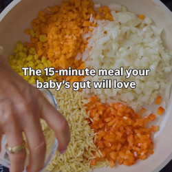 Rainbow Veggie Orzo