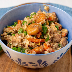 Shrimp And Chicken Fried Rice