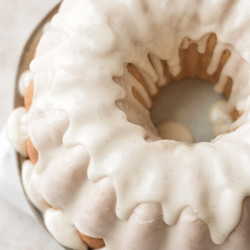 High Altitude Glazed Old Fashioned Sour Cream Donut Cake