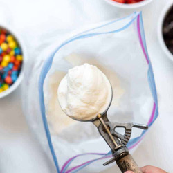 Homemade Ice Cream In A Bag