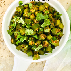 Bhinda Nu Shaak / Stir Fried Okra