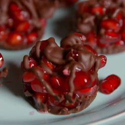 Chocolate Pom Poms