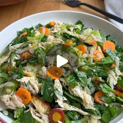 Greek Lemon Chicken Orzo Salad