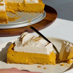 High-protein Cottage Cheese Pumpkin Cheesecake