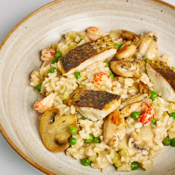 Risotto Alla Certosina – Lake Fish And Frog Risotto