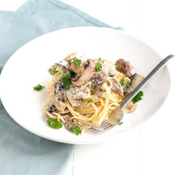 Pasta Met Champignon Roomsaus