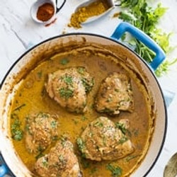 Curry Coconut Milk Roast Chicken Thighs