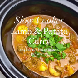 Slow Cooker Lamb &amp; Potato Curry