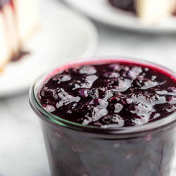 Homemade Blueberry Sauce