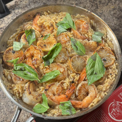 One-pan Shrimp And Lemon Orzo Recipe By Tasty