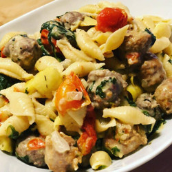 Instant Pot Sausage &amp; Shells