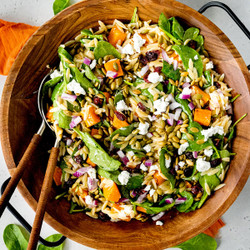 Roasted Butternut Squash Orzo Salad