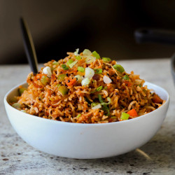 Schezwan Fried Rice (indo-chinese)