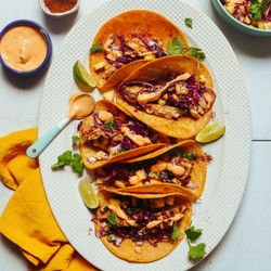 Grilled Fish Tacos With Pineapple Cabbage Slaw