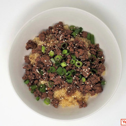 Korean Ground Beef And Quinoa Bowls