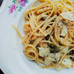 Linguine Aux Câpres &amp; Huile Piquante