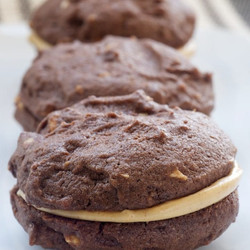 Chocolate-peanut Butter Sandwich Cookies