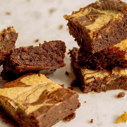 Tahini Swirl Brownies