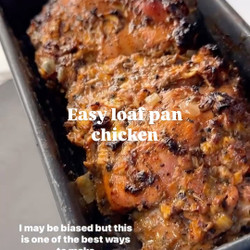 Easy Loaf Pan Chicken (ShredHappens)