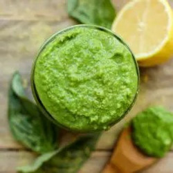 Low Fat Cheesy Vegan Pesto