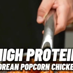 High Protein Crispy Korean Popcorn Chicken