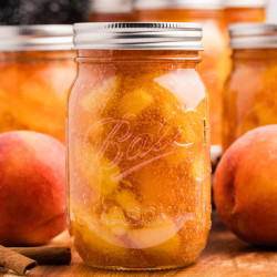 Canning Peach Pie Filling