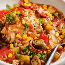 Slow-cooker Chicken And Chorizo Gumbo