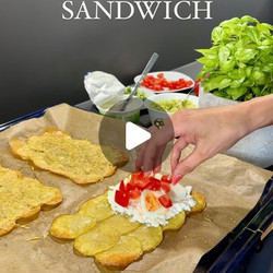 Käse Kartoffel Sandwich