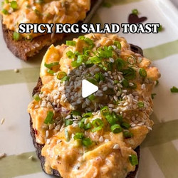 Spicy Egg Salad Toast