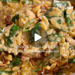 One Pan Marry Me Chicken Orzo