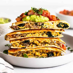 Make Ahead Freezer Breakfast Quesadillas￼